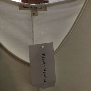 Shop Stevie ivory  v-neck dress